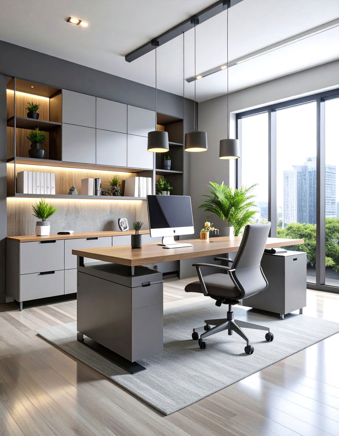 Tech Forward Smart Office - 24 Home Office Ideas for Her