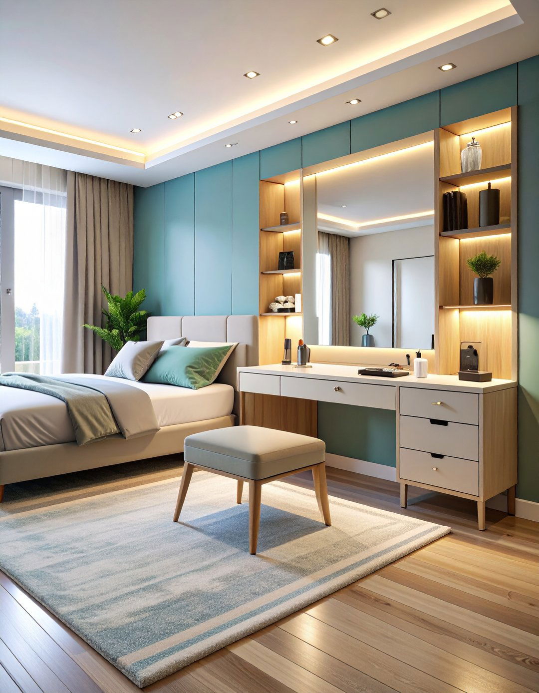 Tech Integrated Smart Vanity Features - 24 Makeup Vanity Ideas