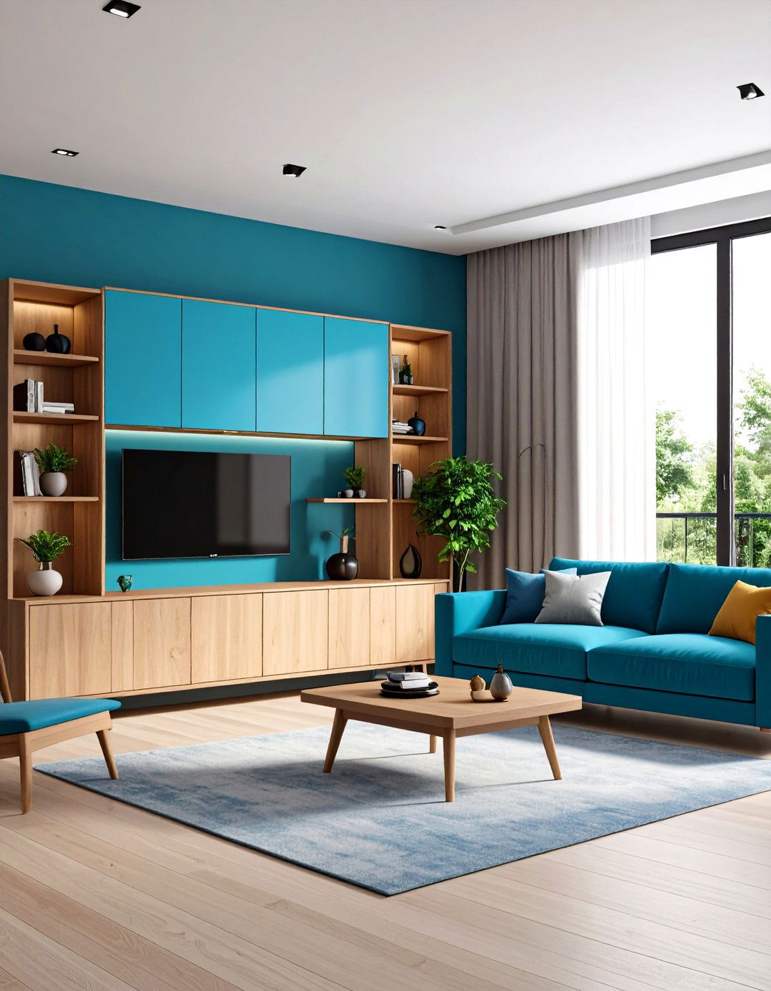 Technology Concealment - 24 Zen Living Room Ideas