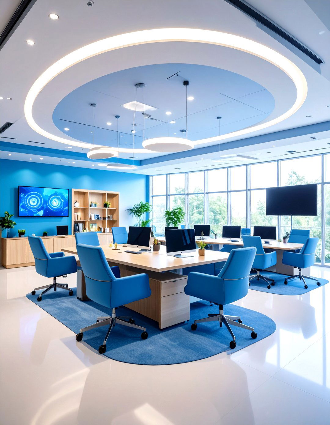 Technology Integrated Modern Office - 24 Therapist Office Decor Ideas