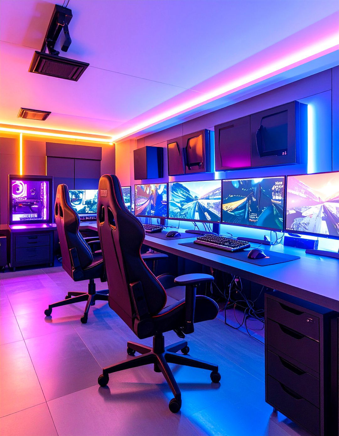 Technology and Gaming Hub - 24 She Shed Interior Ideas