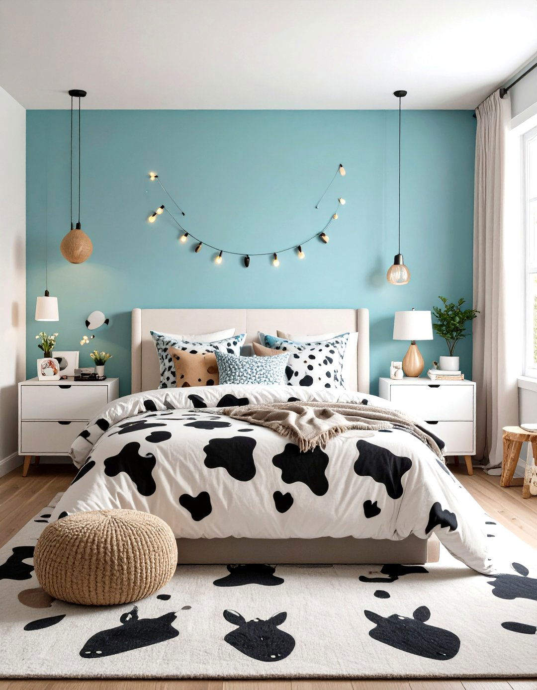 Teenage Bedroom Cow Print Aesthetic - 24 Cow Print Room Decor Ideas