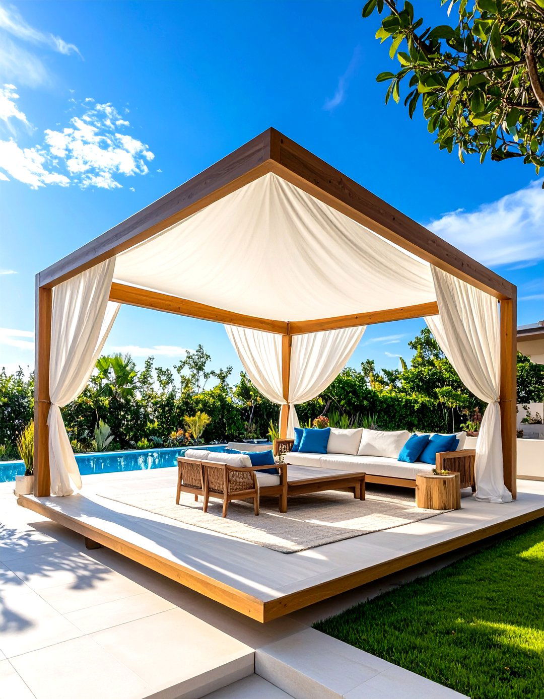 Tensioned Canvas Systems - 24 Pergola Cover Ideas