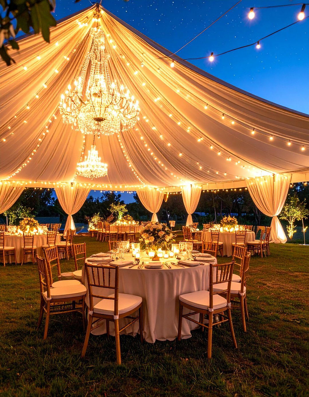 Tent Reception Romance - 24 Romantic Wedding Ideas