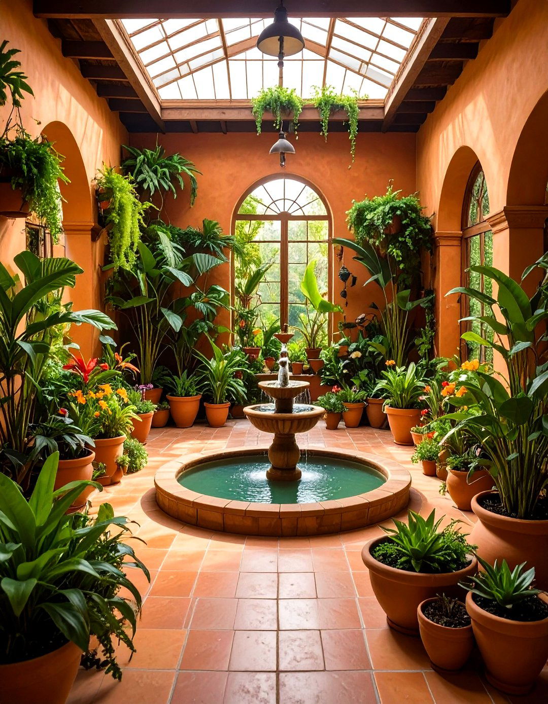 Terra Cotta Garden Room Paradise - 24 Bohemian Interior Design Ideas