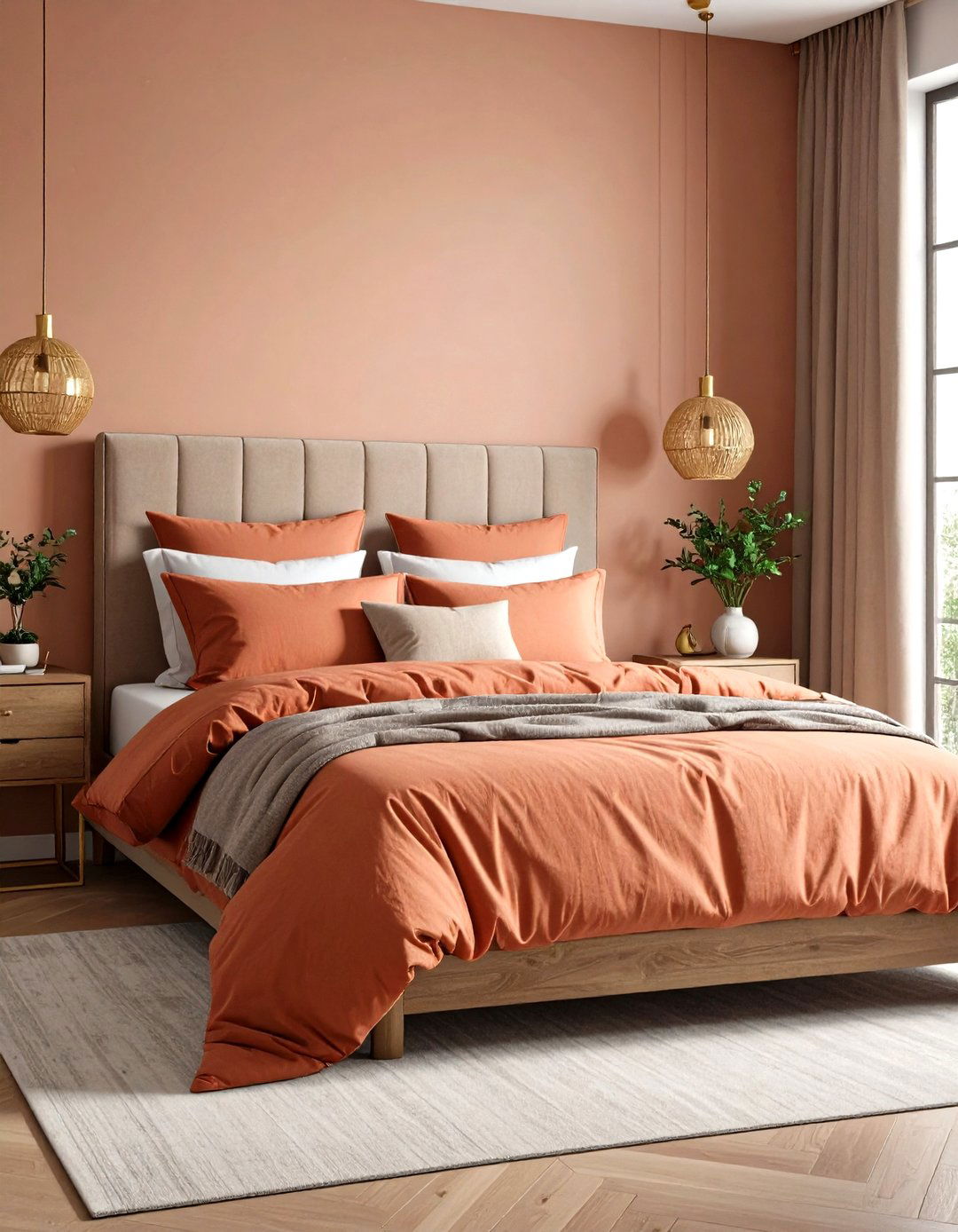Terracotta Bedding Collections - 24 terracotta home decor ideas