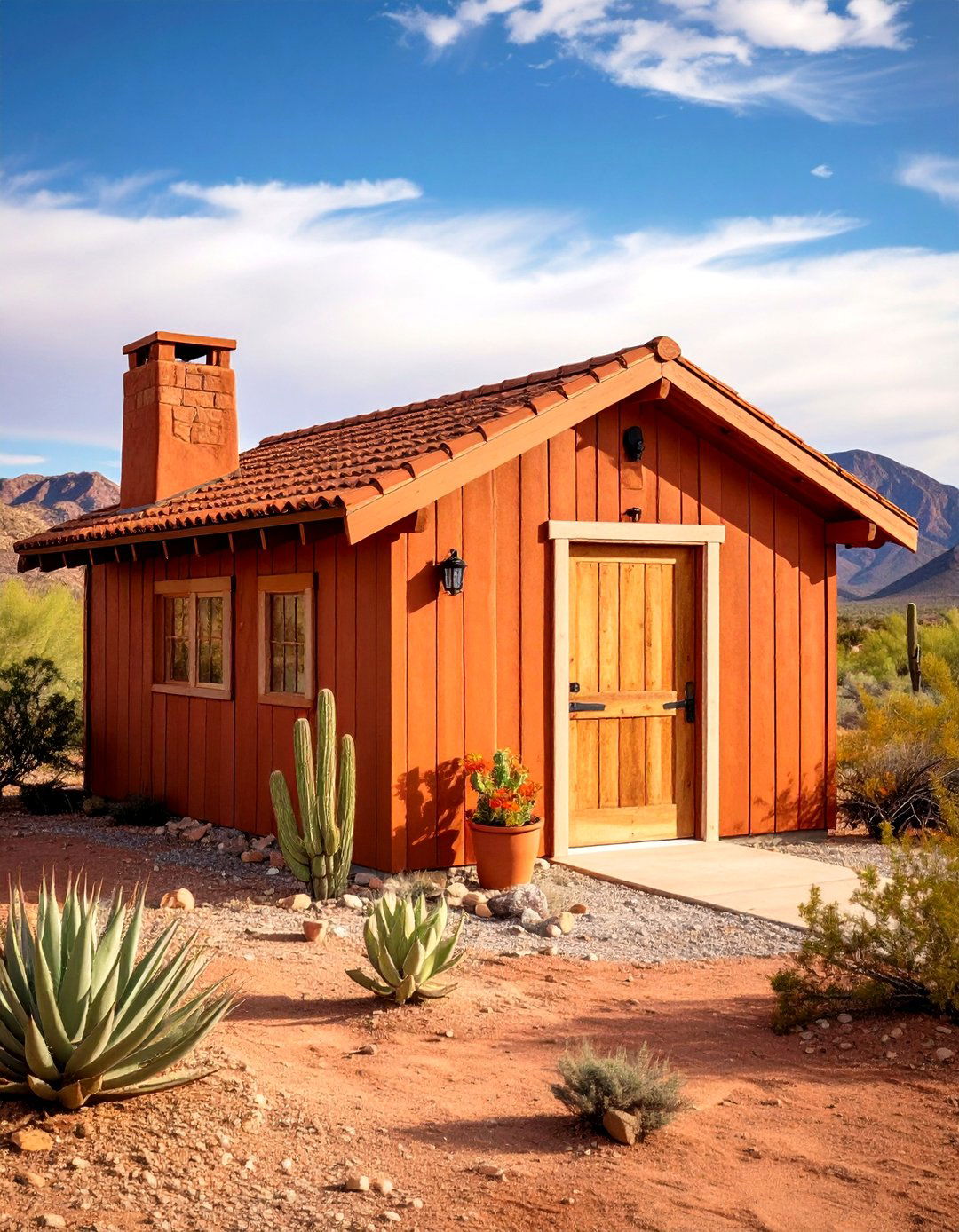 Terracotta Earth Tone - 24 Shed Color Ideas