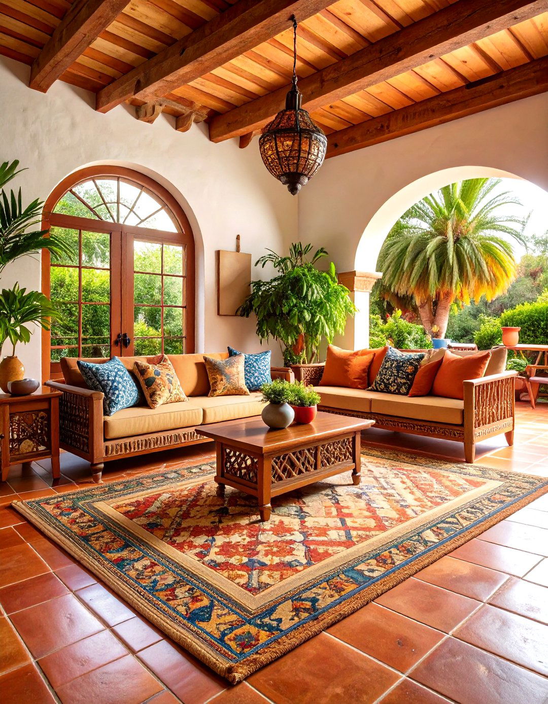 Terracotta Floor Foundation Spanish Living Room - 24 Spanish Style Living Room Ideas