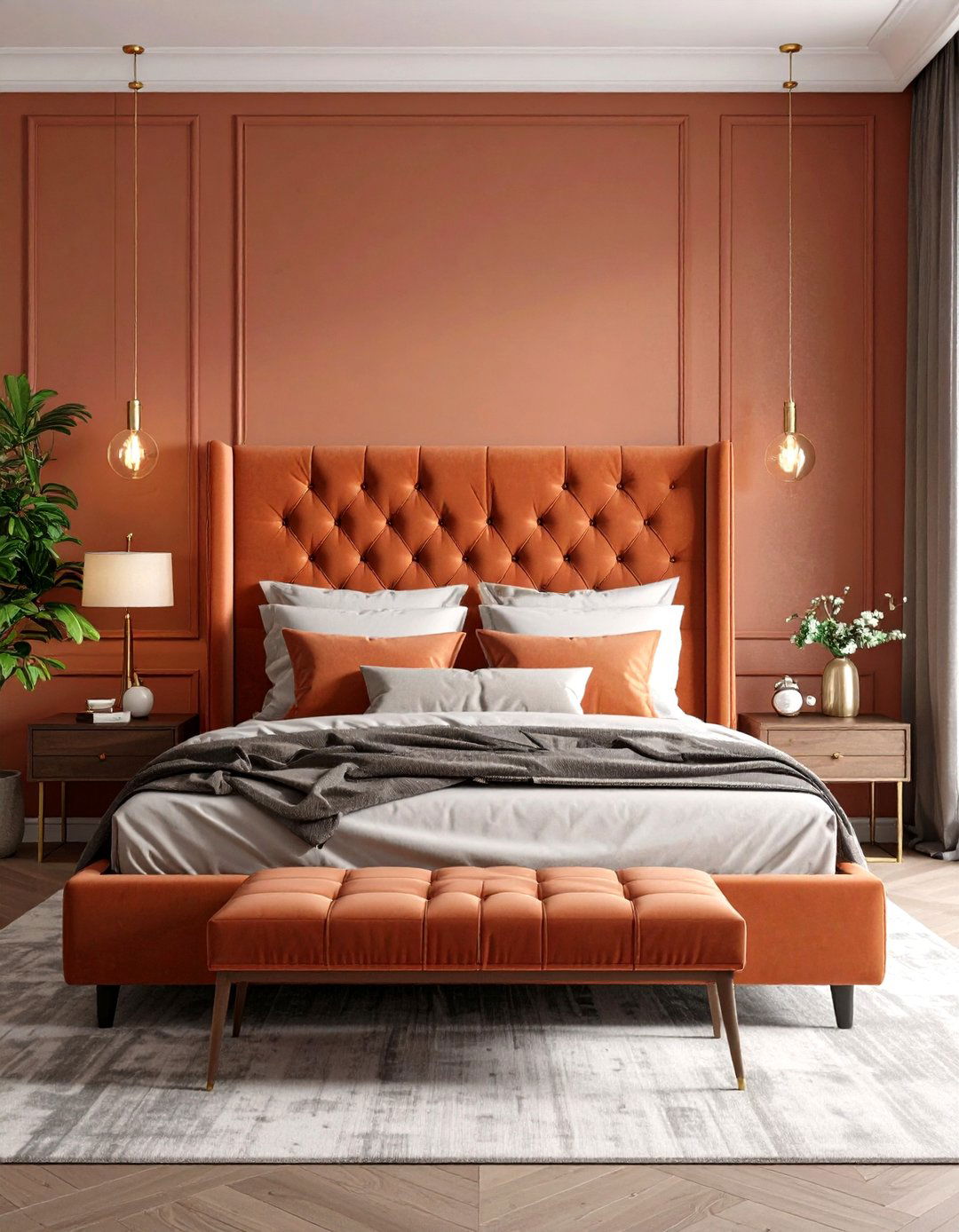 Terracotta Headboard Designs - 24 terracotta home decor ideas