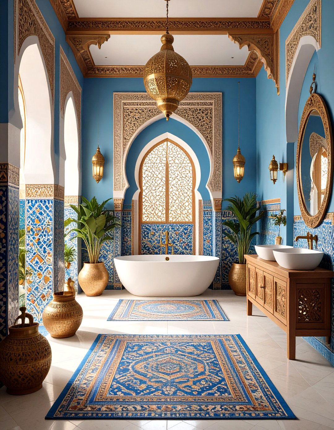 Terracotta Zellige Traditional Craftsmanship - 24 Terracotta Bathroom Ideas