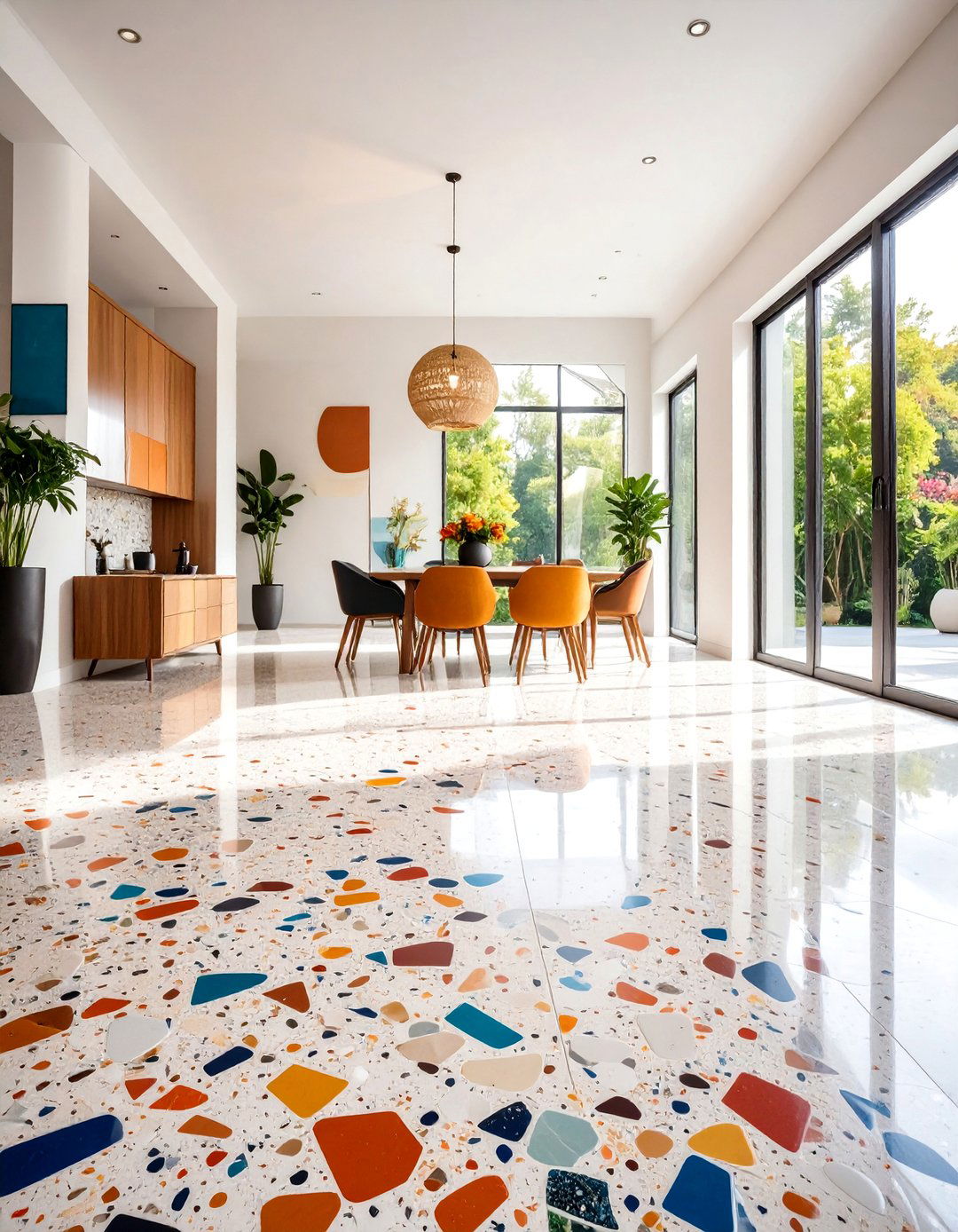 Terrazzo Floor Treatments - 24 1970s-inspired Design Ideas