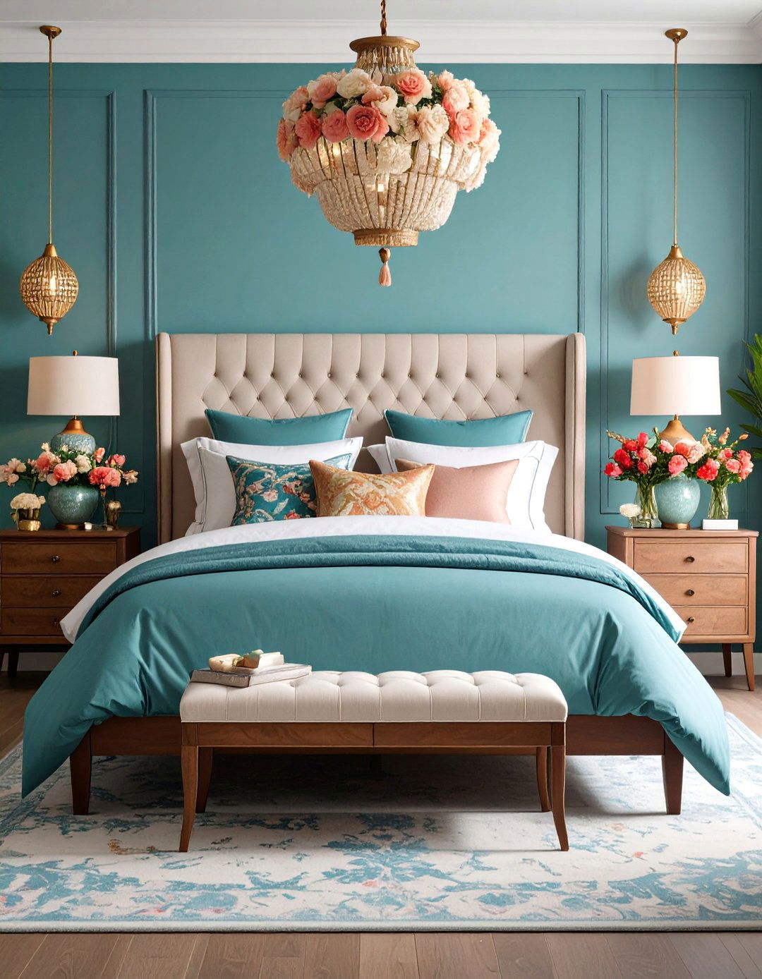 Textile Headboard Chinoiserie Bedroom - 24 Chinoiserie Bedroom Ideas