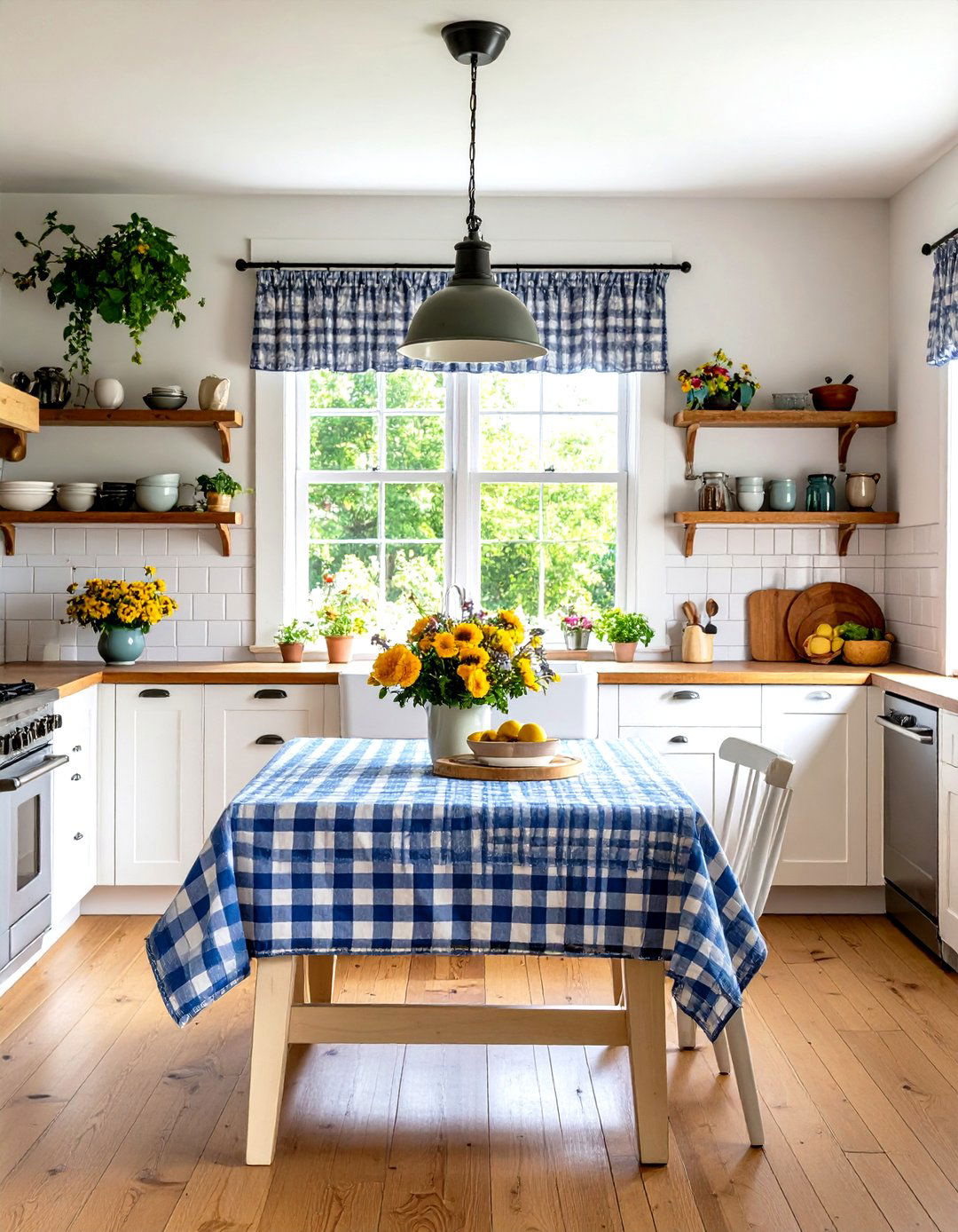Textile Integration Strategies - 24 Country Kitchen Ideas