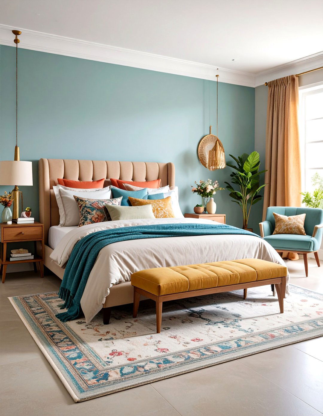 Textile Layering System Bedroom - 24 Eclectic Bedroom Ideas