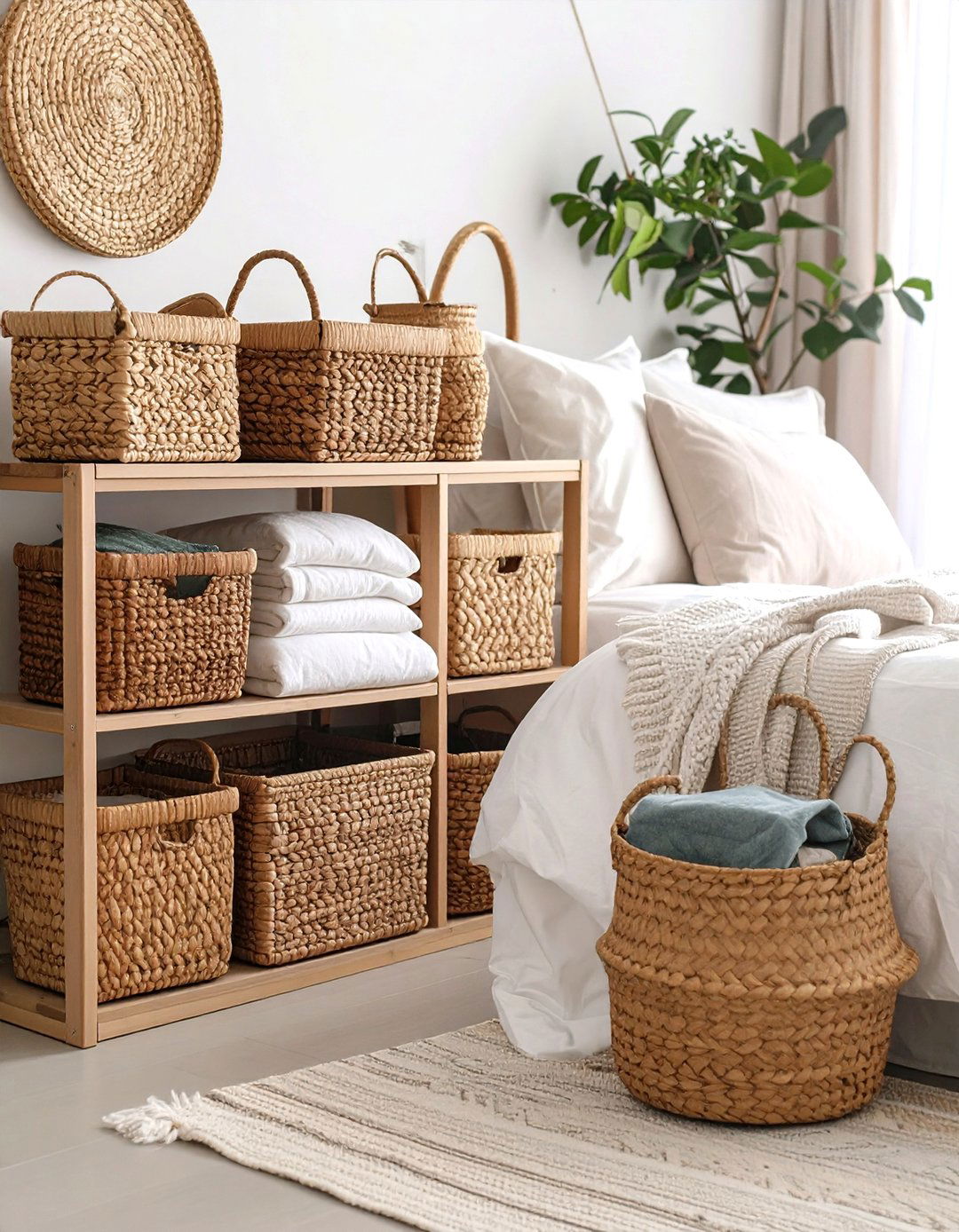 Textile Storage Basket Collection - 24 Open Closet Ideas