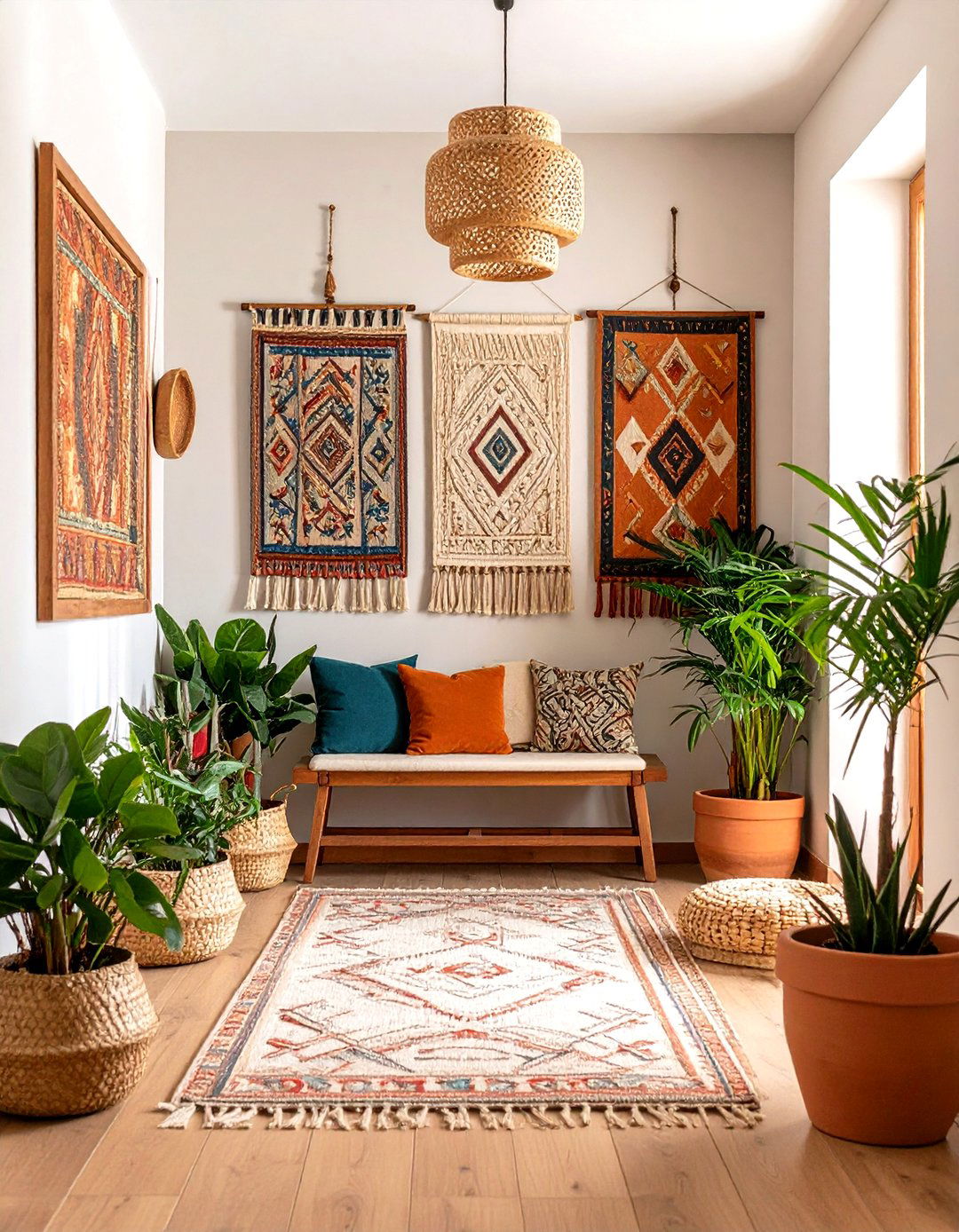 Textile Wall Panel Collection - 24 Boho Hallway Ideas