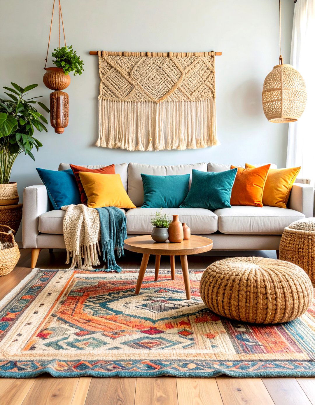 Textural Layering Brown Sectional Room - 24 Dark Brown Couch Living Room Ideas
