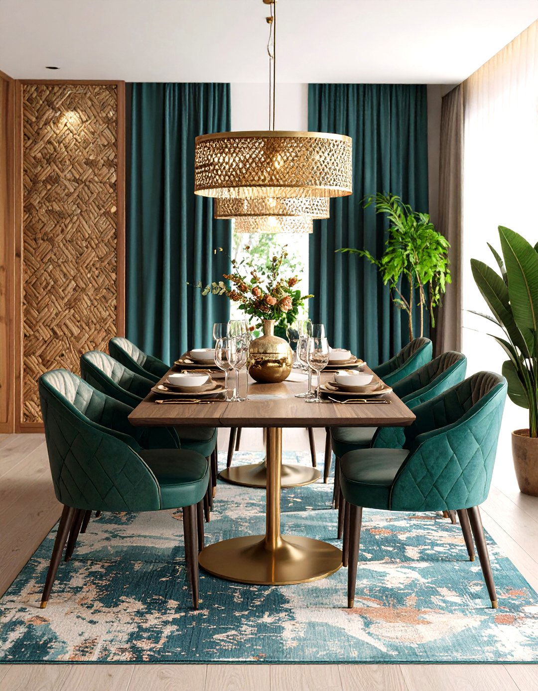 Textural Modern Dining Design - 24 Modern Dining Room Ideas