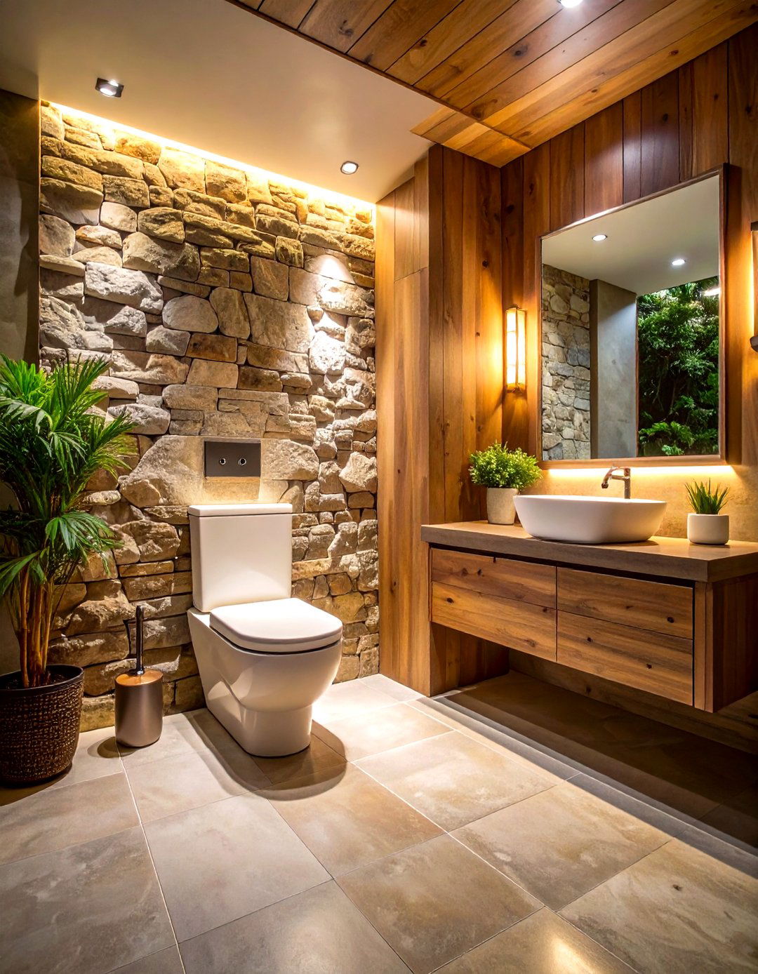 Textured Accent Wall Feature