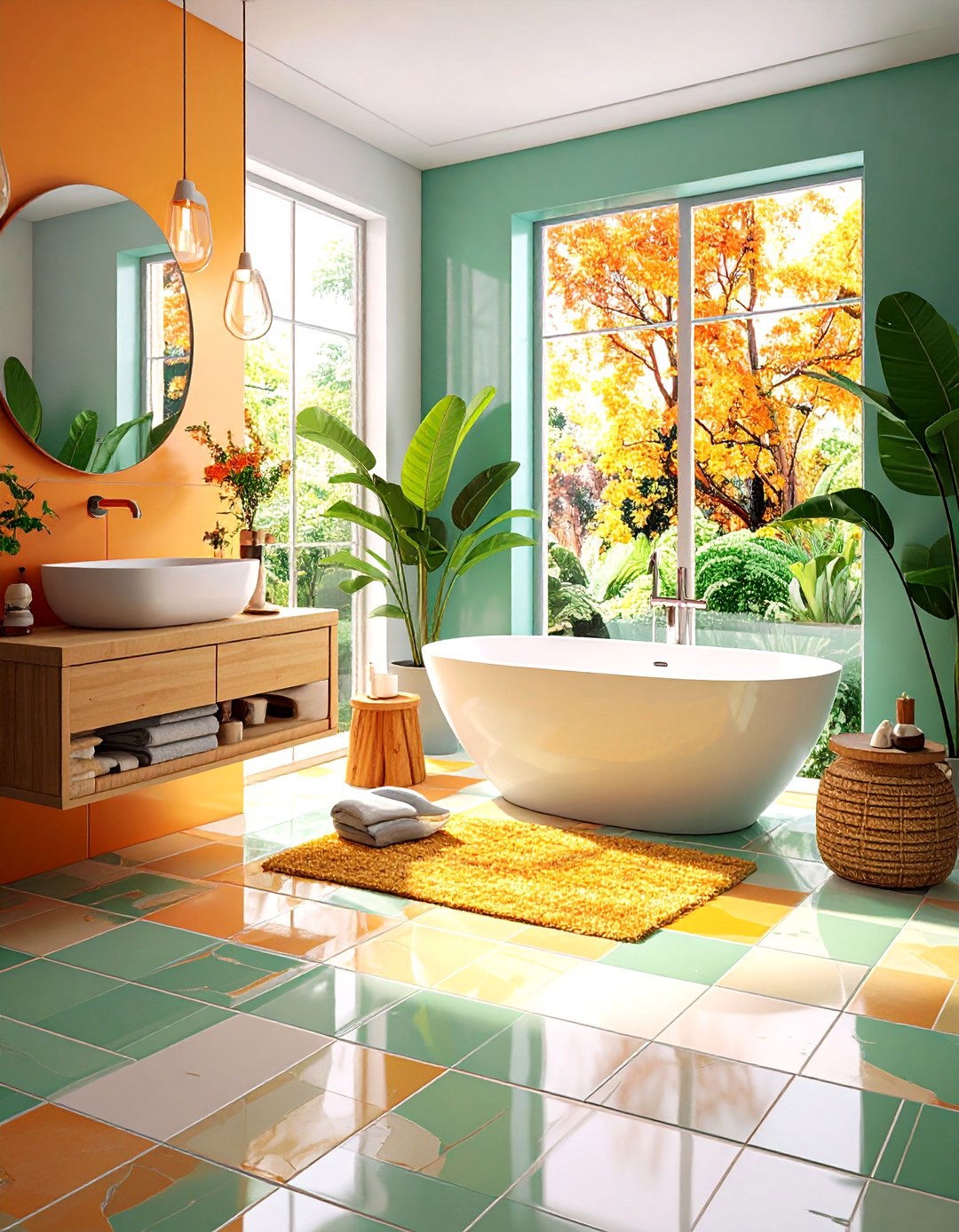 Textured Anti Slip Ceramic Tiles