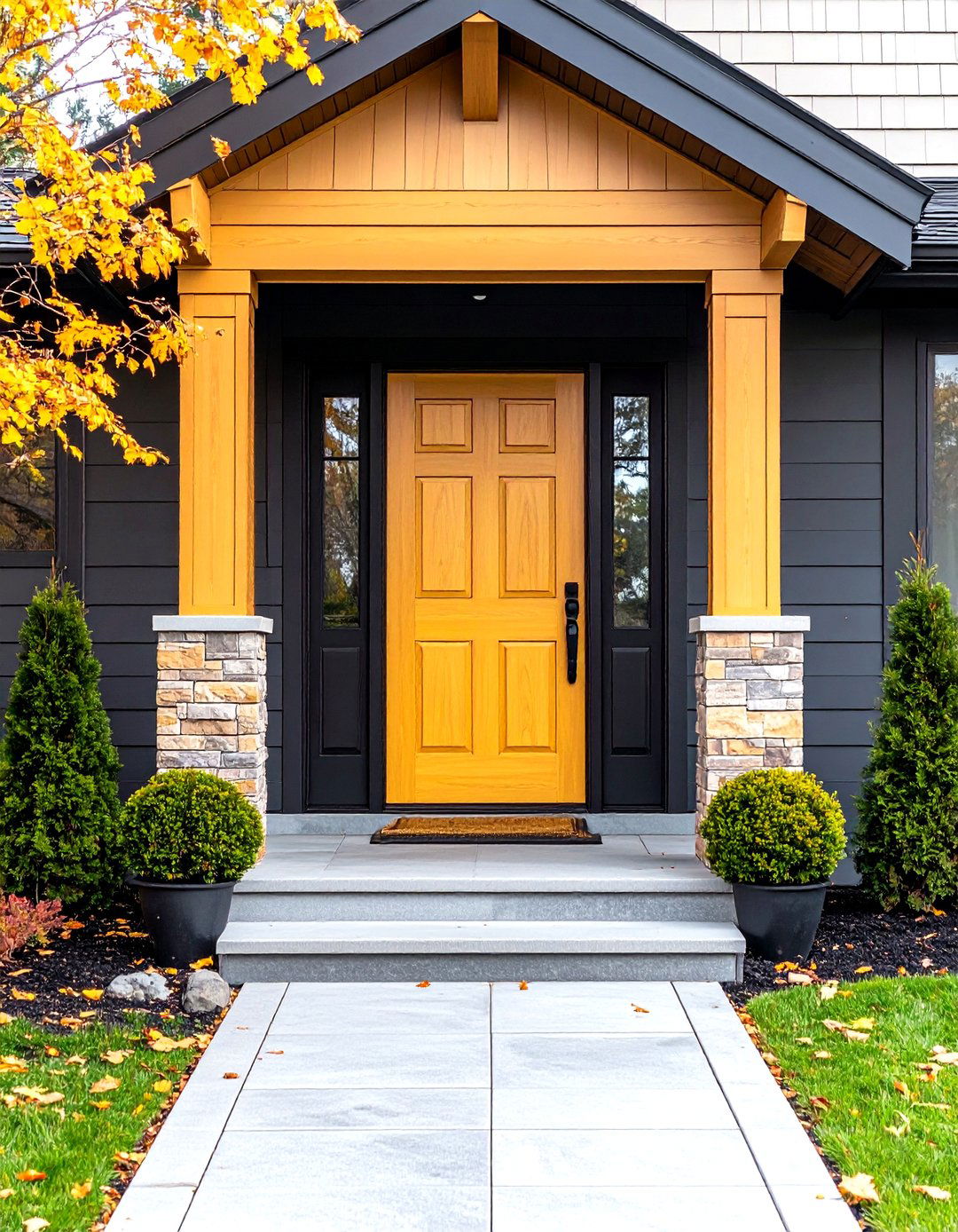 Textured Composite Door Trim - 24 Exterior Door Trim Ideas