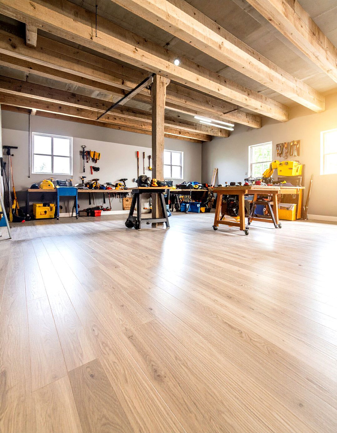 Textured Concrete Broom Finish Systems - 24 Concrete Basement Floor Ideas