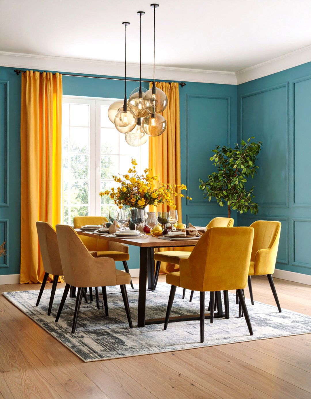 Textured Dining Room Walls - 24 Moody Dining Room Ideas