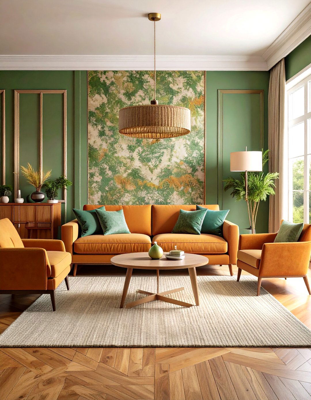 Textured Grasscloth Living Room Wallpaper - 24 Living Room Wallpaper Ideas