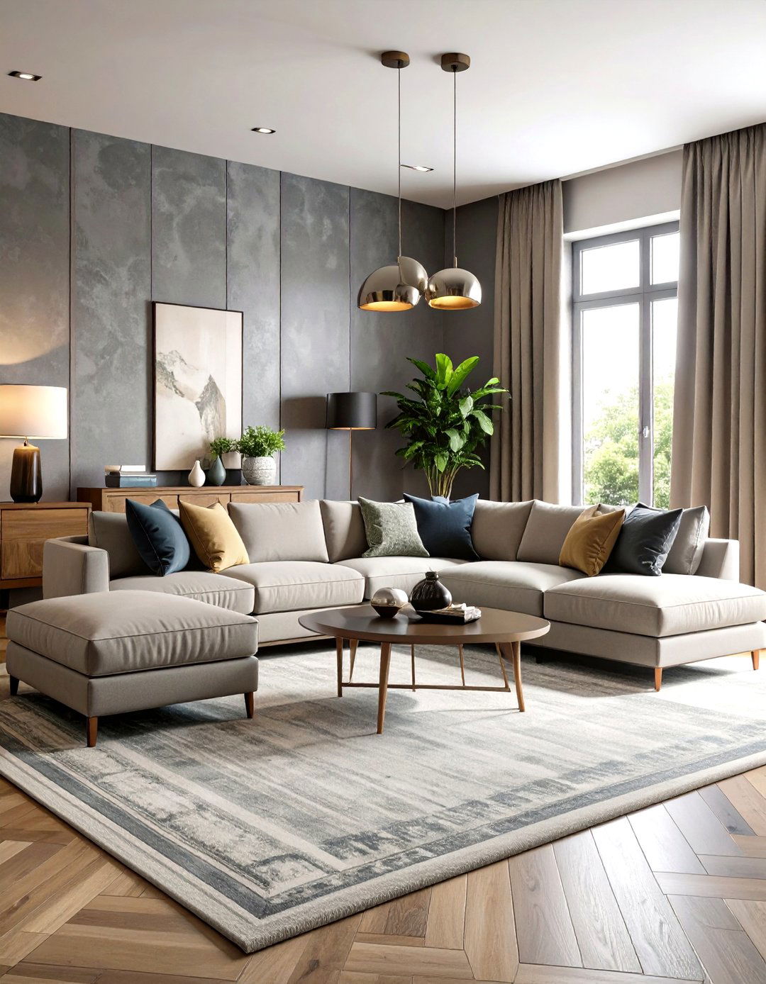 Textured Greige Family Room Comfort - 24 Greige Interior Design Ideas