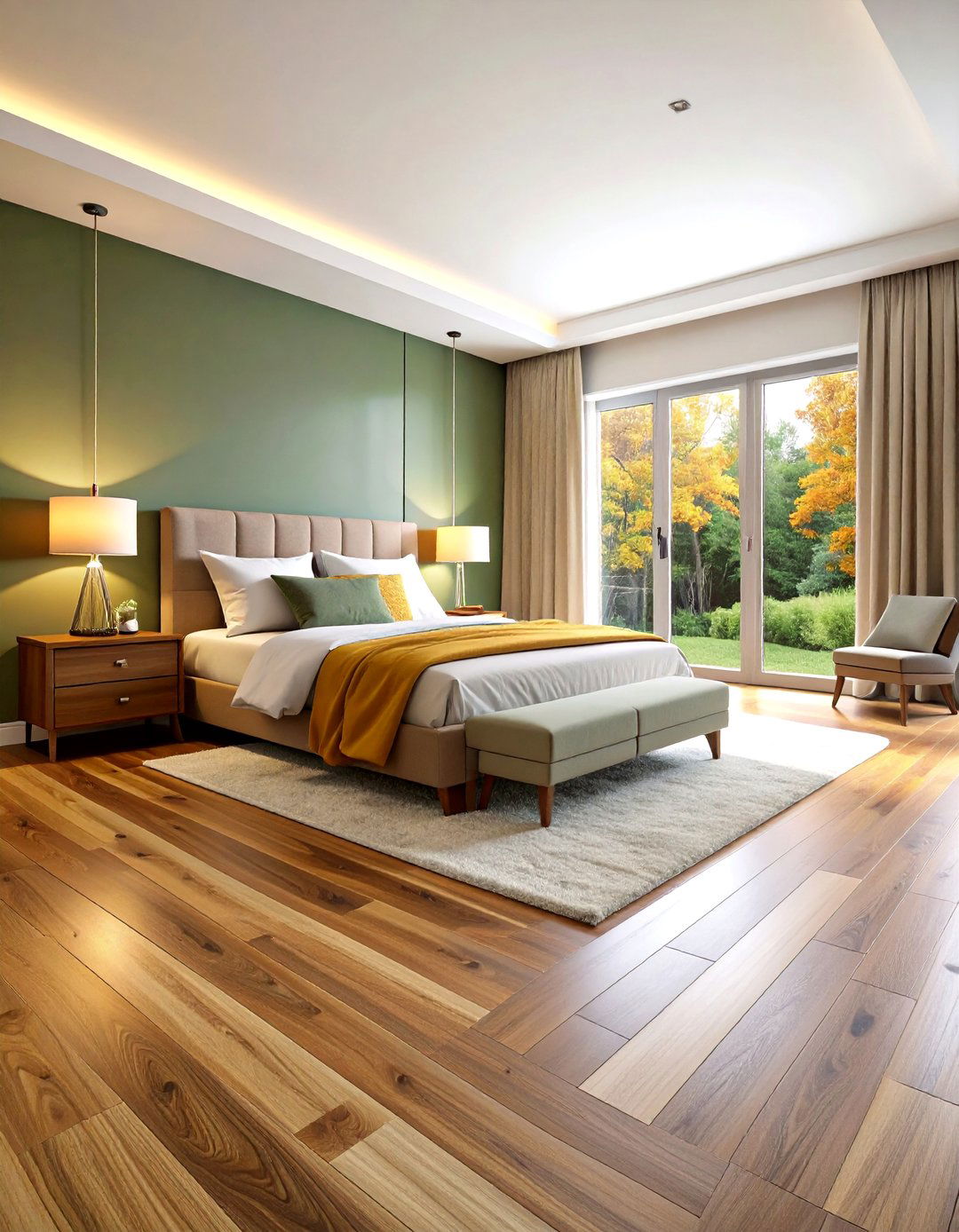 Textured Laminate Flooring - 24 Bedroom Flooring Ideas