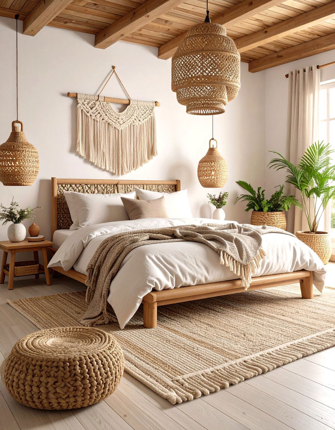 Textured Neutrals Paradise - 24 Bedroom Decor Ideas
