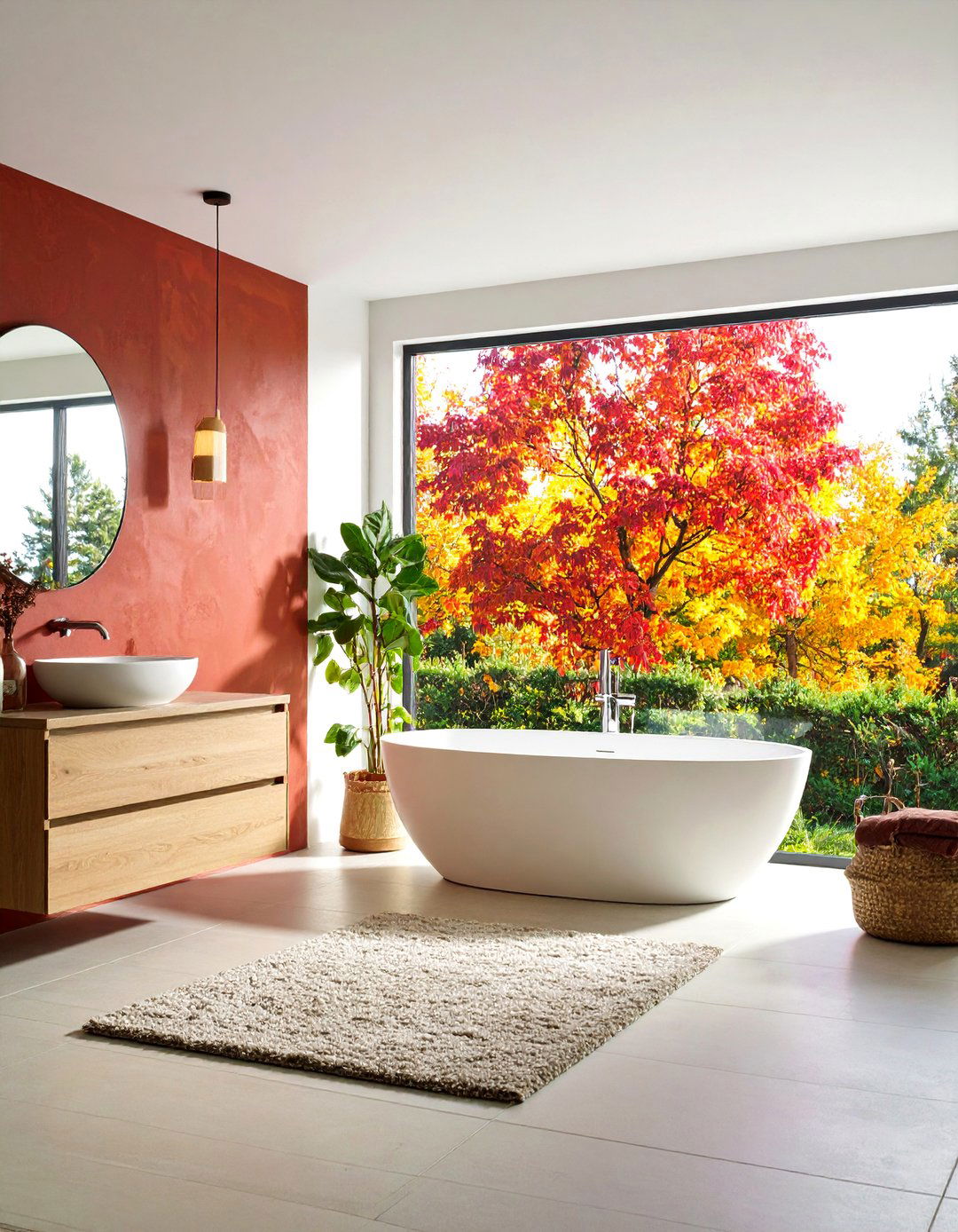 Textured Paint Finish Techniques - 24 Bathroom Wall Ideas