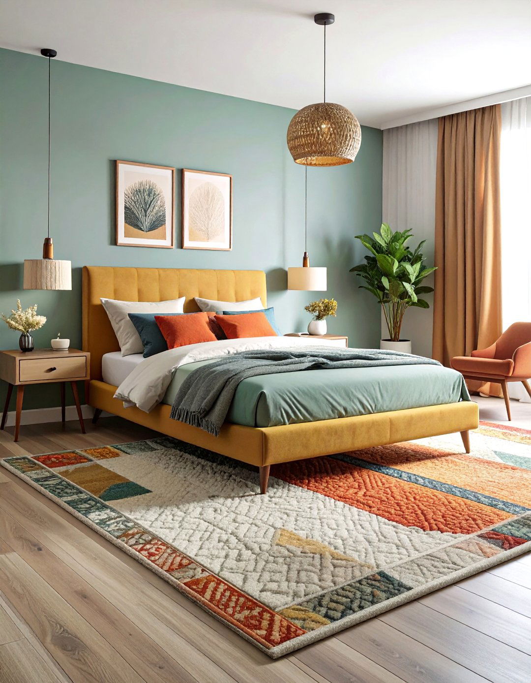 Textured Pattern Bedroom Carpets - 24 Bedroom Carpet Ideas