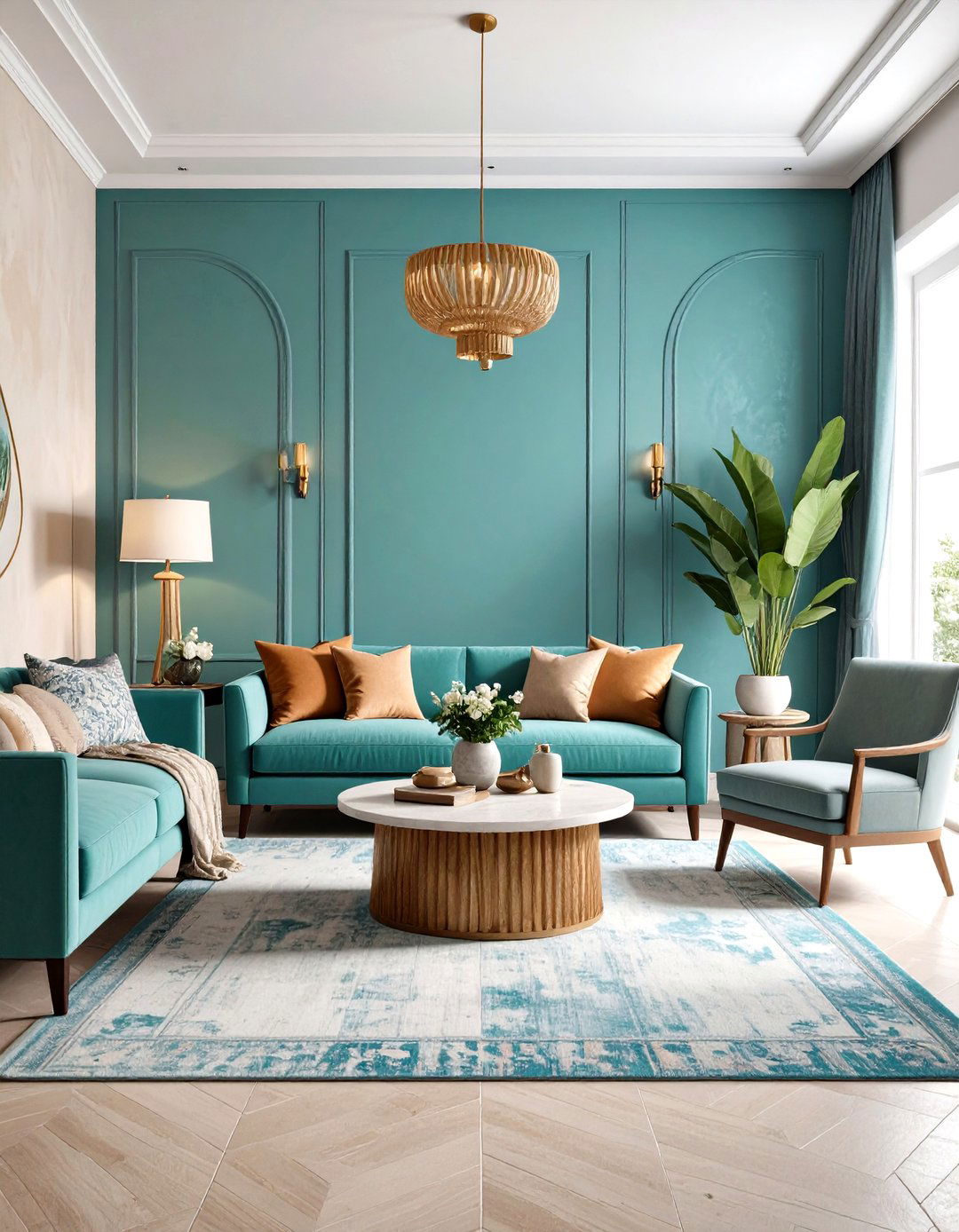 Textured Plaster Wall Treatments - 24 Mediterranean Living Room Ideas