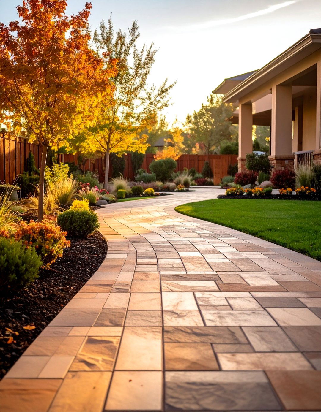 Textured Surface Composite Walkway - 24 Composite Walkway Ideas