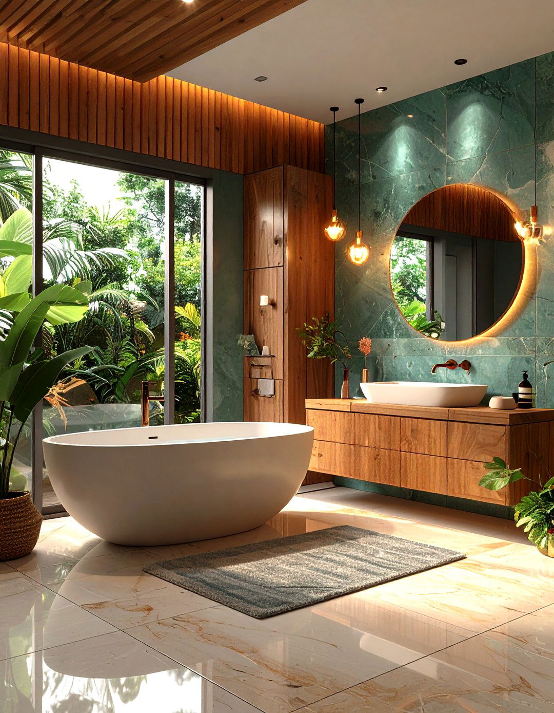 Textured Surface Interest - 24 luxury bathroom ideas