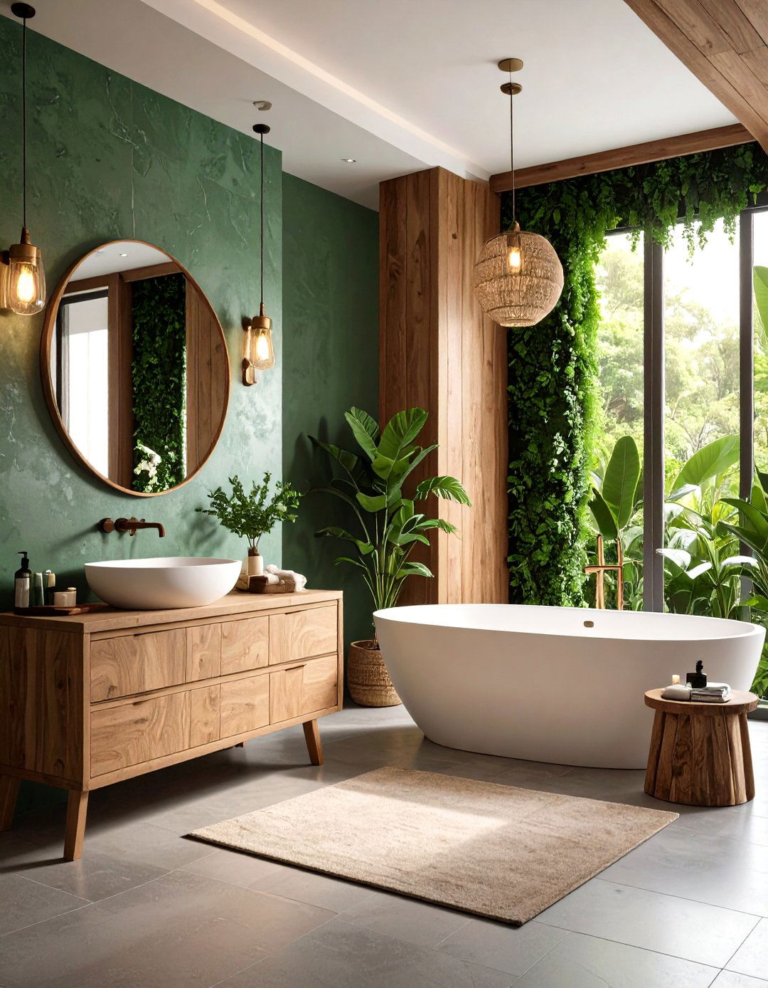 Textured Wall Bathroom Treatments - 24 Maximalist Bathroom Design Ideas