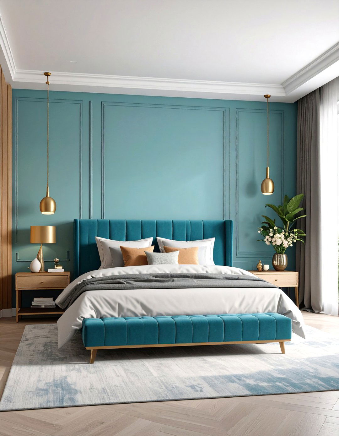 Textured Wall Treatment - 24 Primary Bedroom Ideas