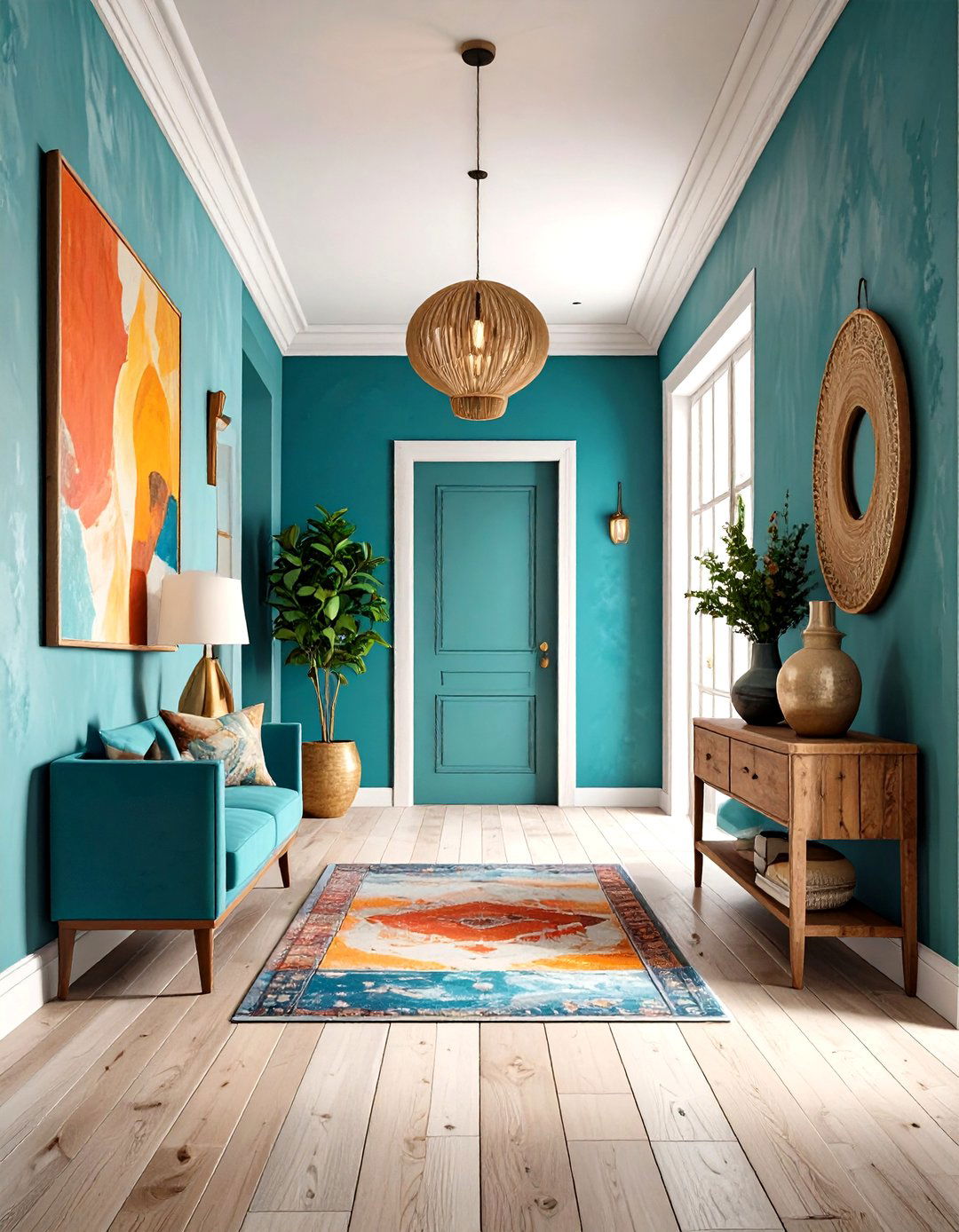 Textured Wall Treatment Hallways - 24 House Decor Ideas