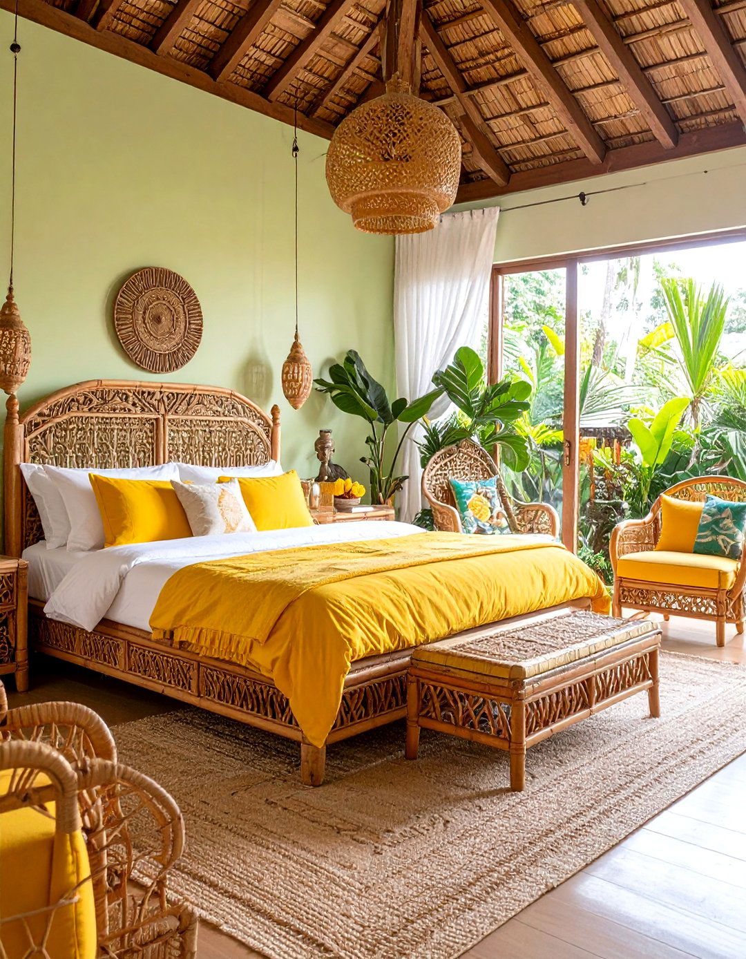 Thai Tropical Bedroom Sanctuary - 24 Asian Bedroom Ideas
