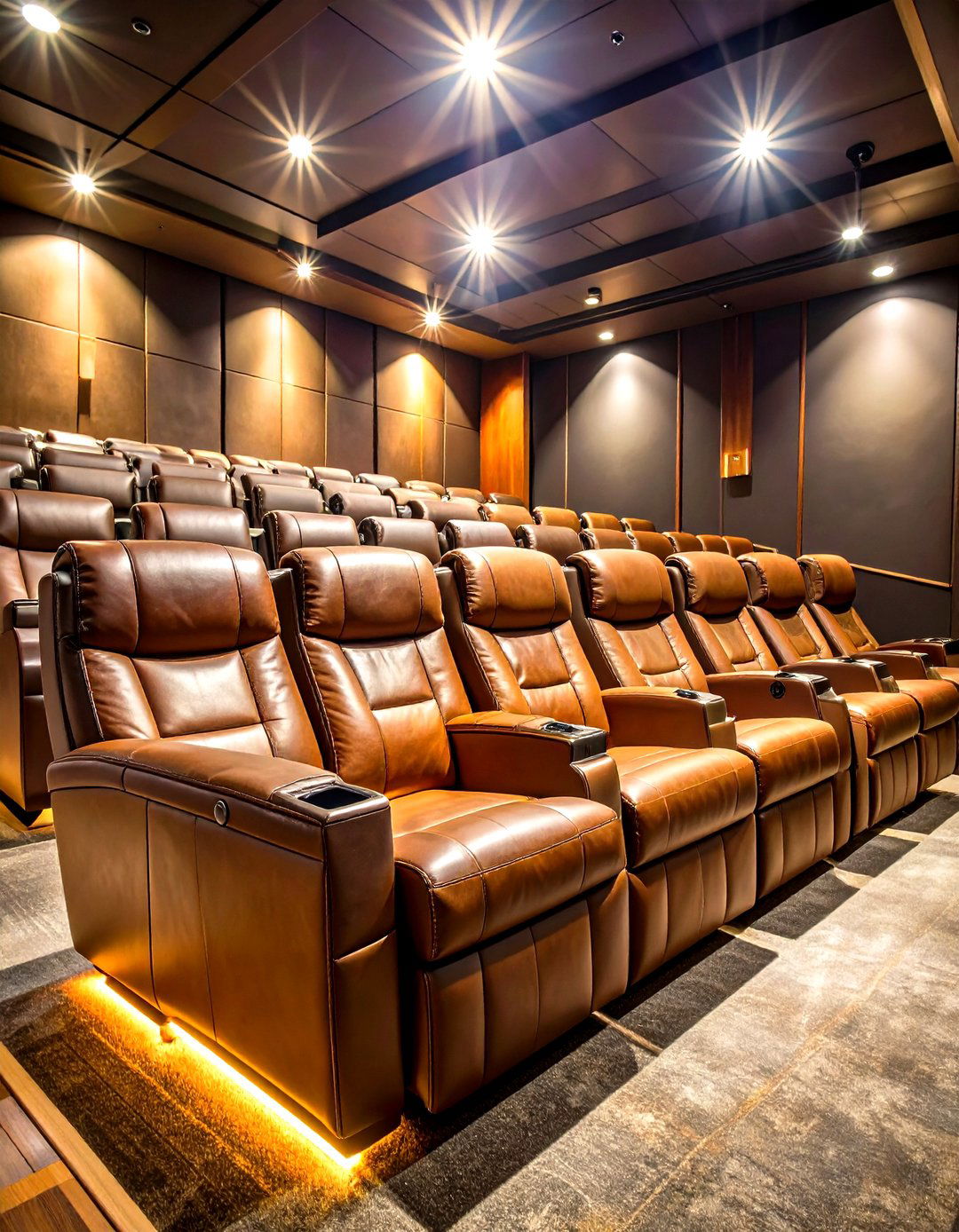 Theater Recliner Setup - 24 Media Room Ideas