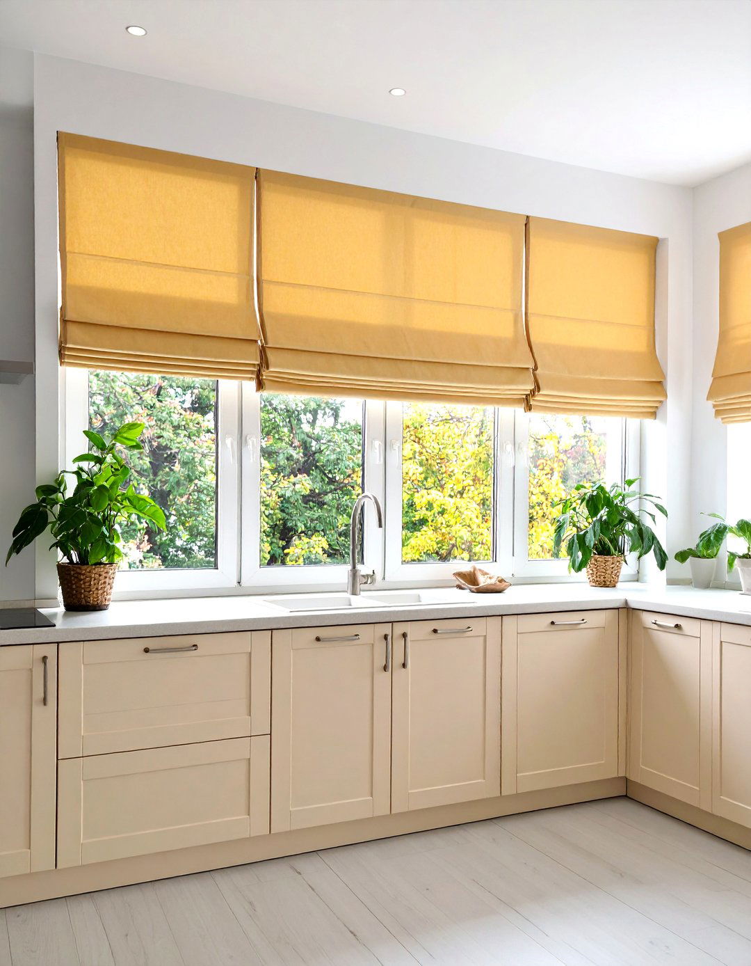 Thermal Insulated Kitchen Valance with Energy Efficiency - 24 Kitchen Valance Ideas