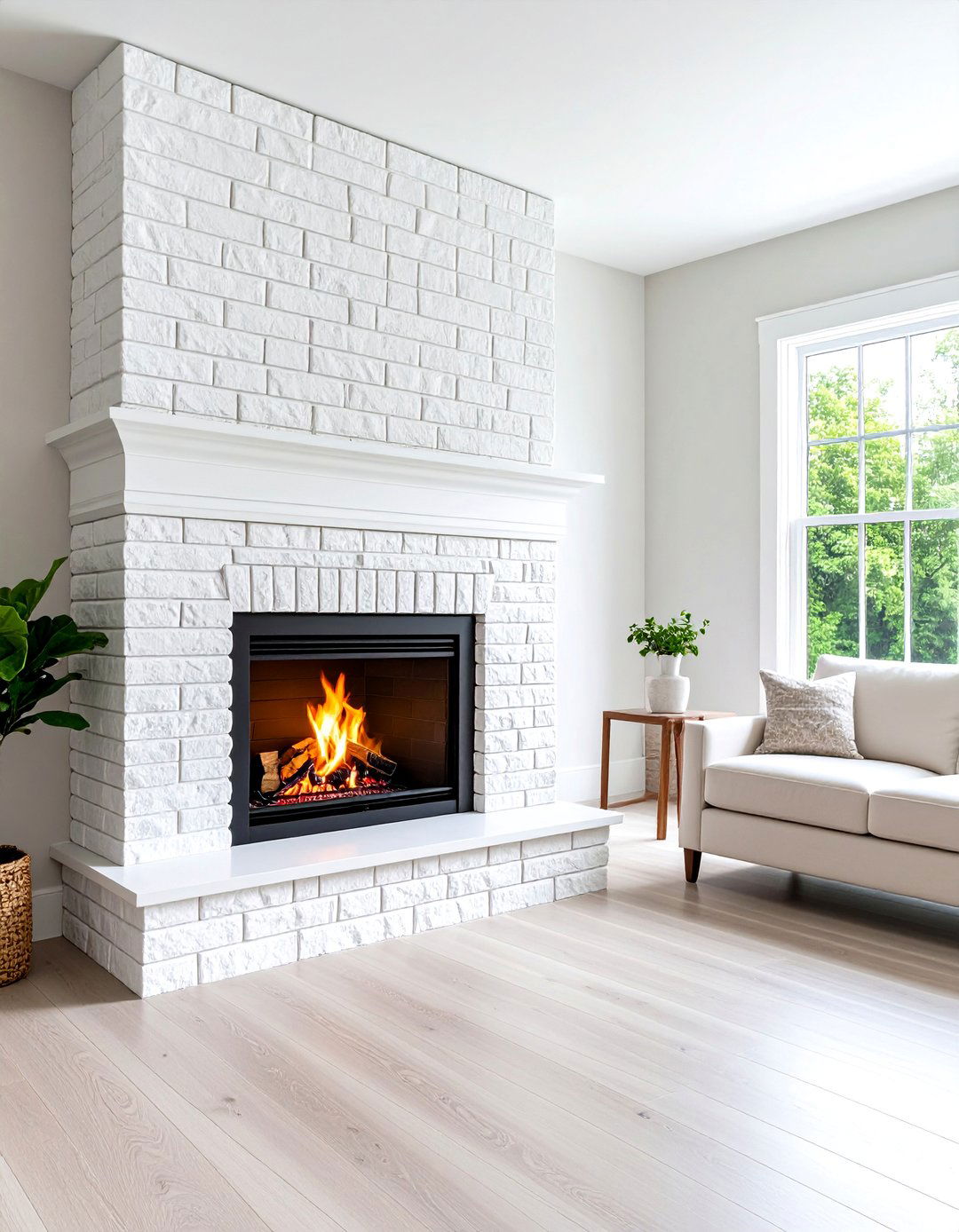 Thin Brick Veneer Fireplace Installation - 24 Brick Fireplace Ideas