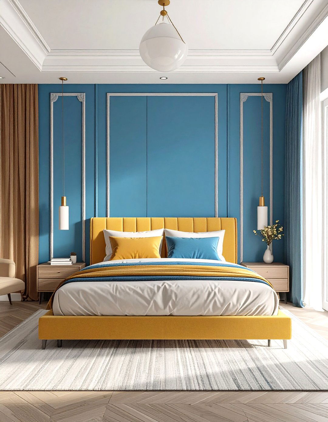 Thin Line Molding for Minimalist Appeal - 24 Wall Molding Ideas