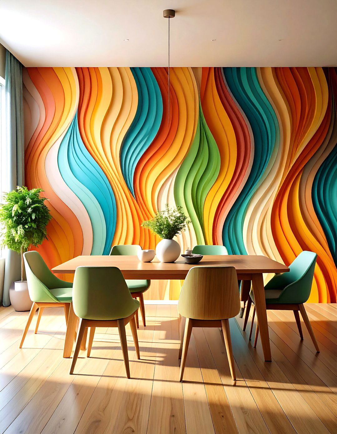 Three Dimensional Textured Panels - 24 Dining Room Wall Paneling Ideas