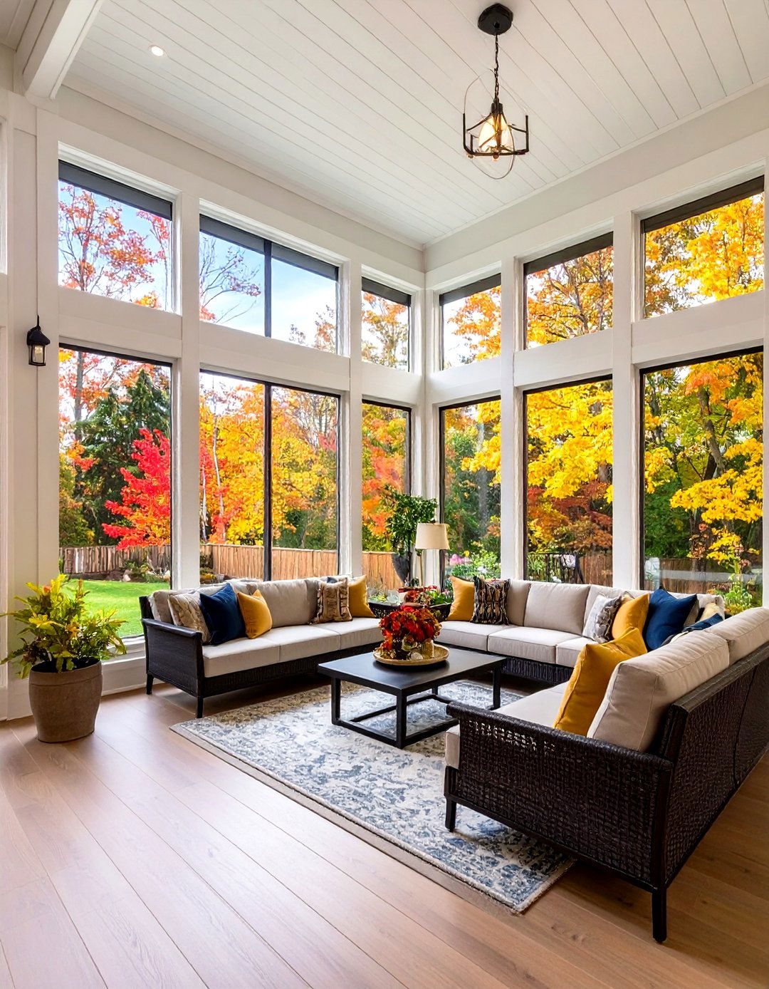 Three Season Glass Room Extension - 24 Glass Porch Design Ideas