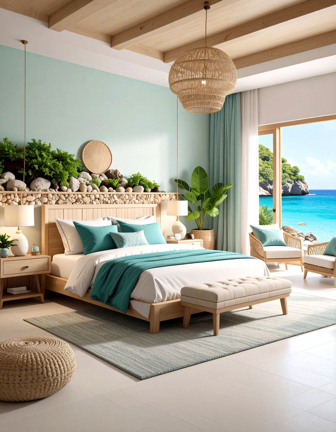 Tidal Pool Discovery Bedroom - 24 Ocean-themed Bedroom Ideas