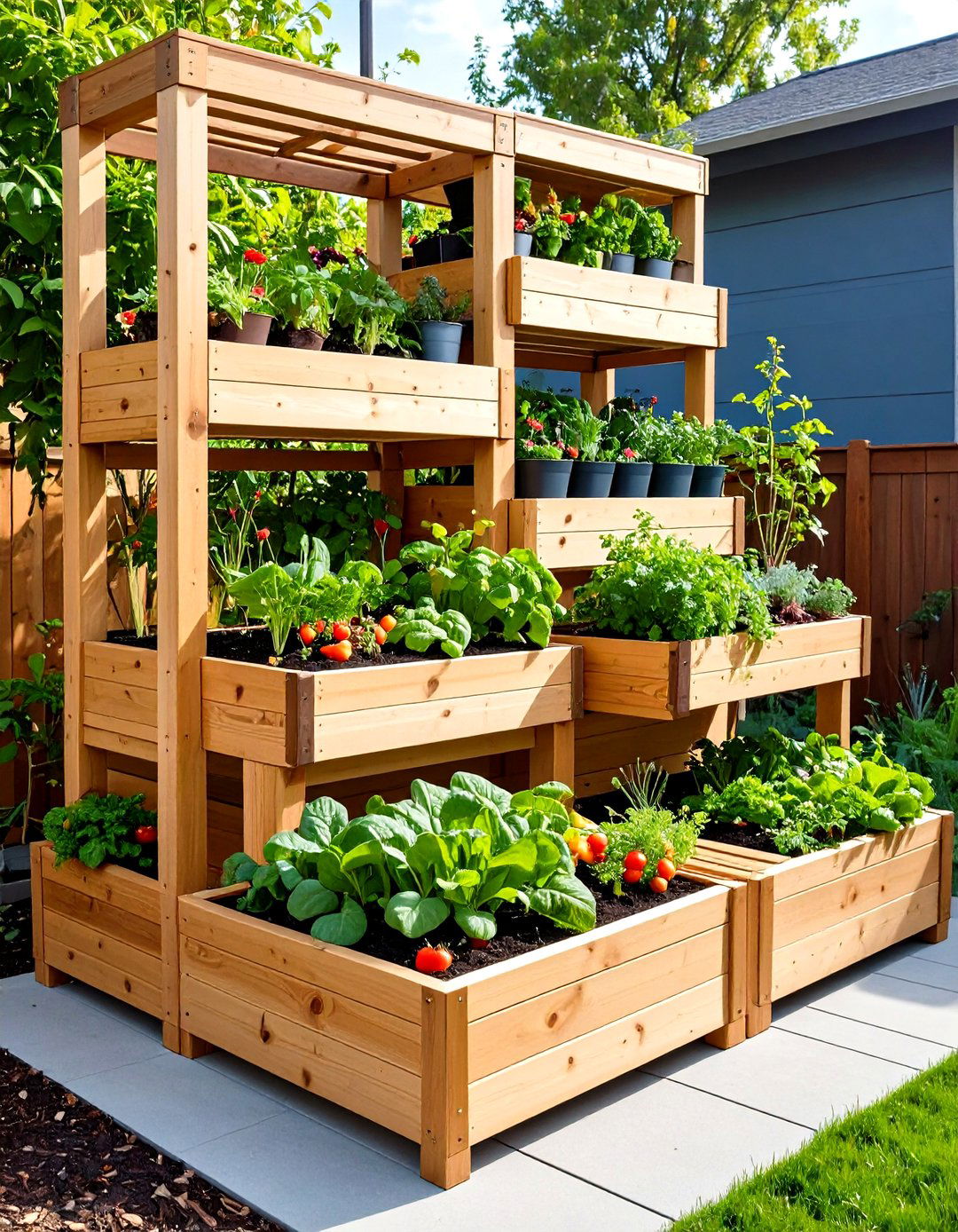 Tiered Raised Bed Systems - 24 Small Garden Ideas