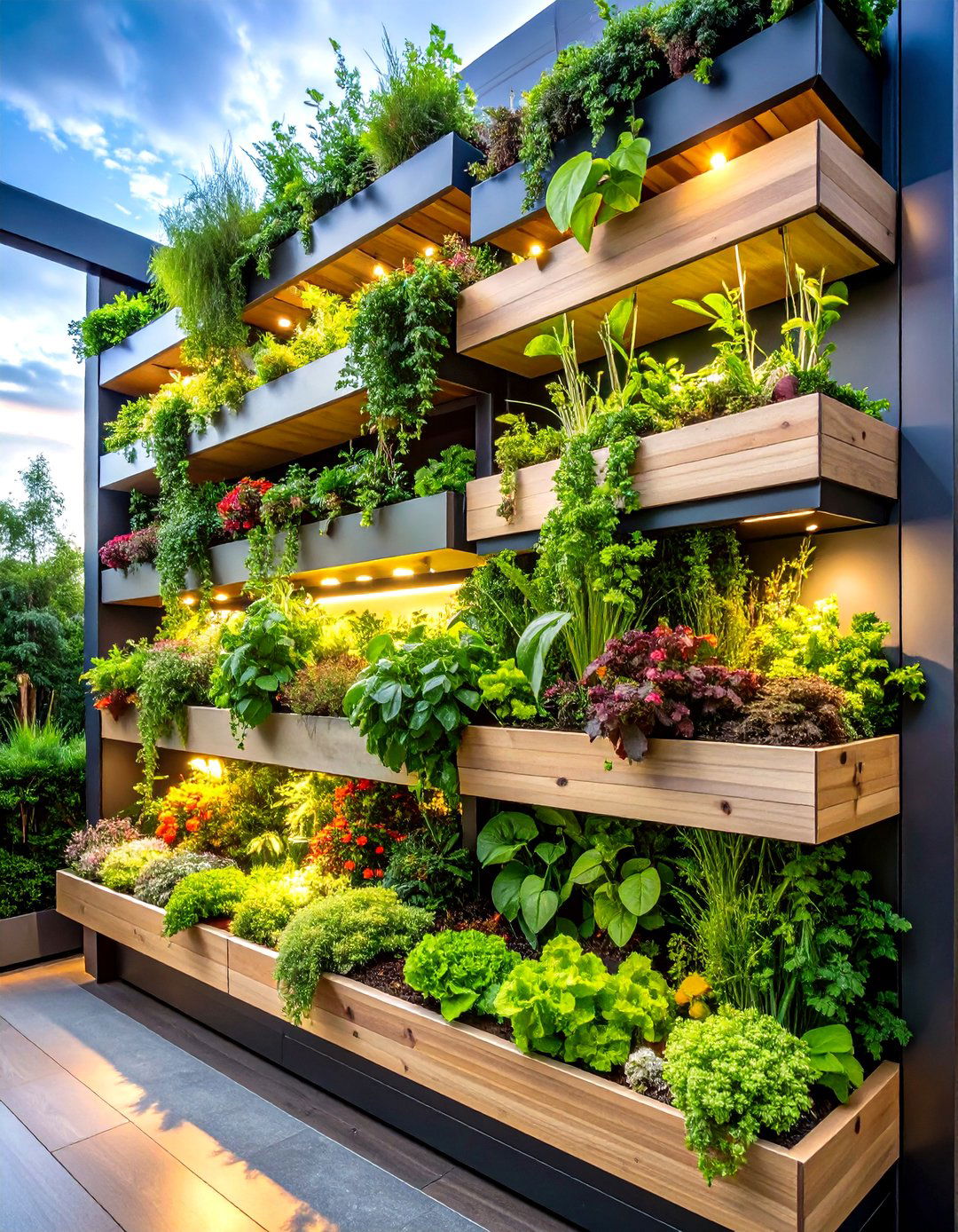 Tiered Vertical Garden Beds - 24 Raised Garden Bed Ideas