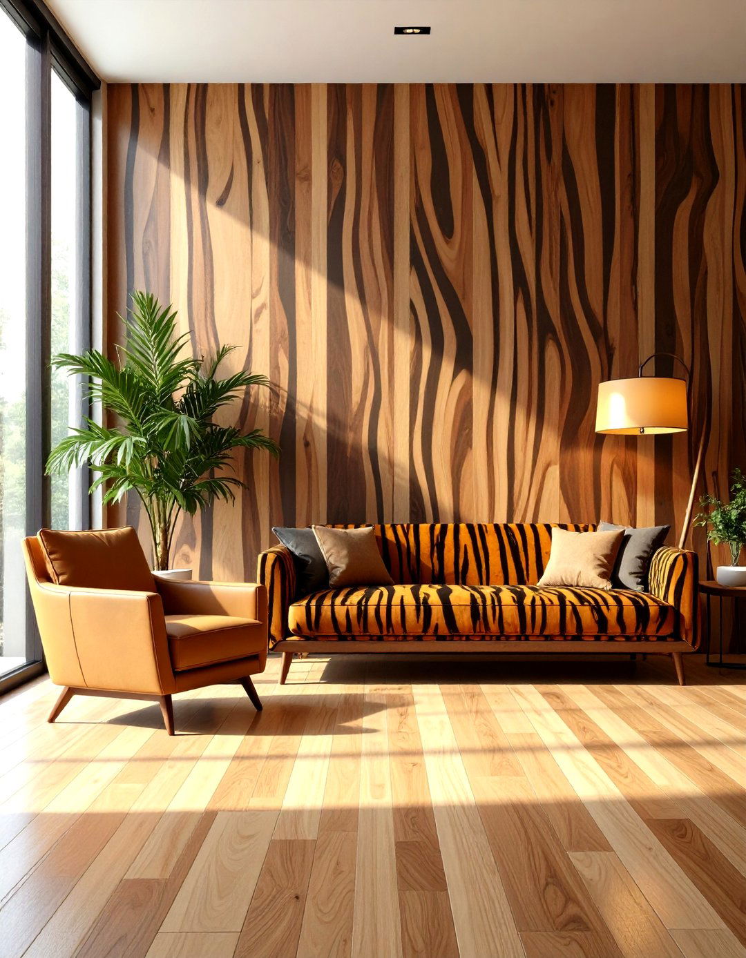 Tigerwood Exotic Striping - 24 Wood Floor Colors